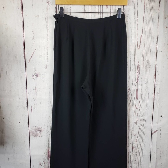 Jones New York Evening Dress Pants Womens Size 6 Pleat Front Black - Picture 6 of 8